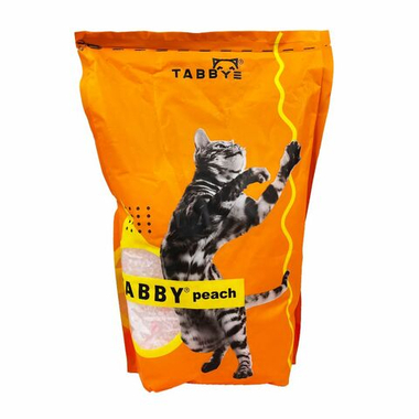 Наполнитель Tabby силикагель персик для кошек 7,9 л
