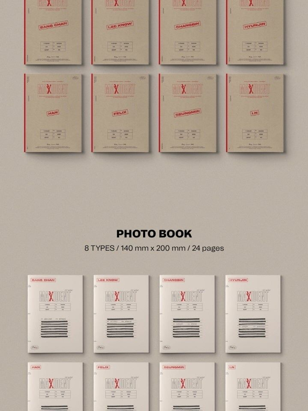 Альбом STRAY KIDS - MAXIDENT CASE Edition RANDOM Version