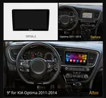 Магнитола для KIA Optima 3 TF 2013-2015 (рамка-накладка) - Kuberg OL-9756-2 QLed+2K, Android 12, Быстрая, CarPlay, 4G SIM-слот