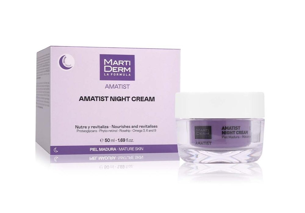 Антивозрастной ночной крем MartiDerm Amatist Nourishes And Revitalises Night Cream 50мл