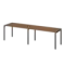 Бенч линейный на 2 рабочих места АМБЛ-005.60  3600x600x760 Арго-М