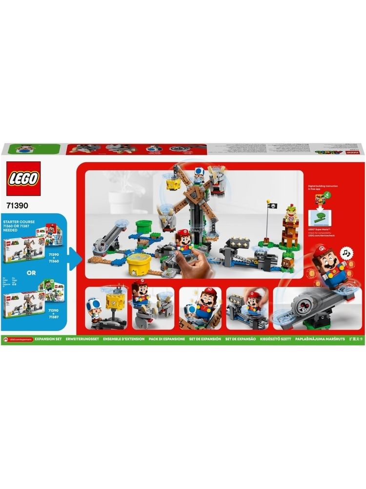 Конструктор LEGO Super Mario 71390 Дополнительный набор "Нокдаун резноров"