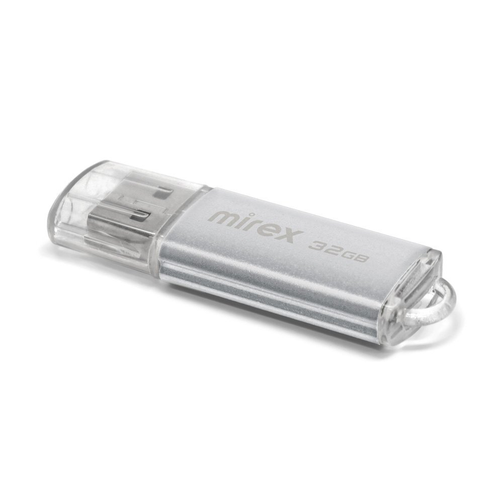 Флешка 32-GB MIREX UNIT серебро USB-2.0