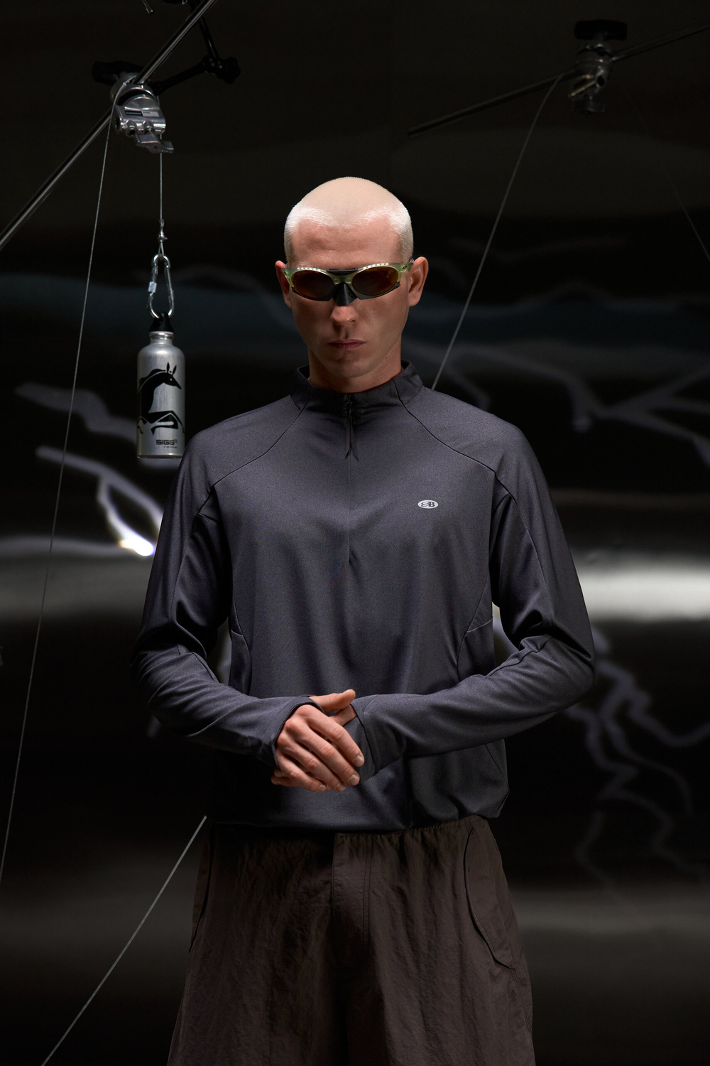 Лонгслив Blue Monte Half-Zip Training Long Sleeve "Guan Danqing"