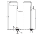 Смеситель для раковины RUBINELLI ELEGANZA RB-L1052BB