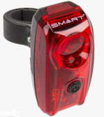 Фонарь SMART TRAIL 80, задний , 2 диода (1 с линзой), 4 режима (2 ночных), крепеж на подседельный штырь/верхнее перо, батарейки в комплекте
