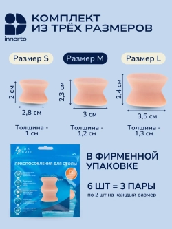 Разделитель для пальцев ног, размер M