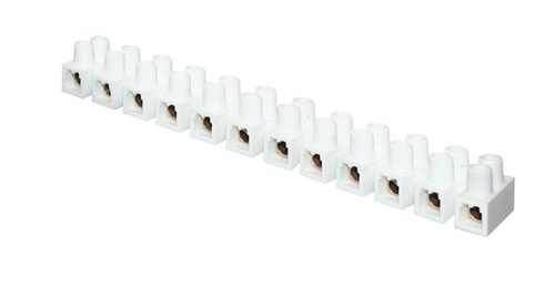 Колодка клеммная (40мм.) 100А полистирол белая EKF (10.00 шт.) plc-kk-40-100-ps-w