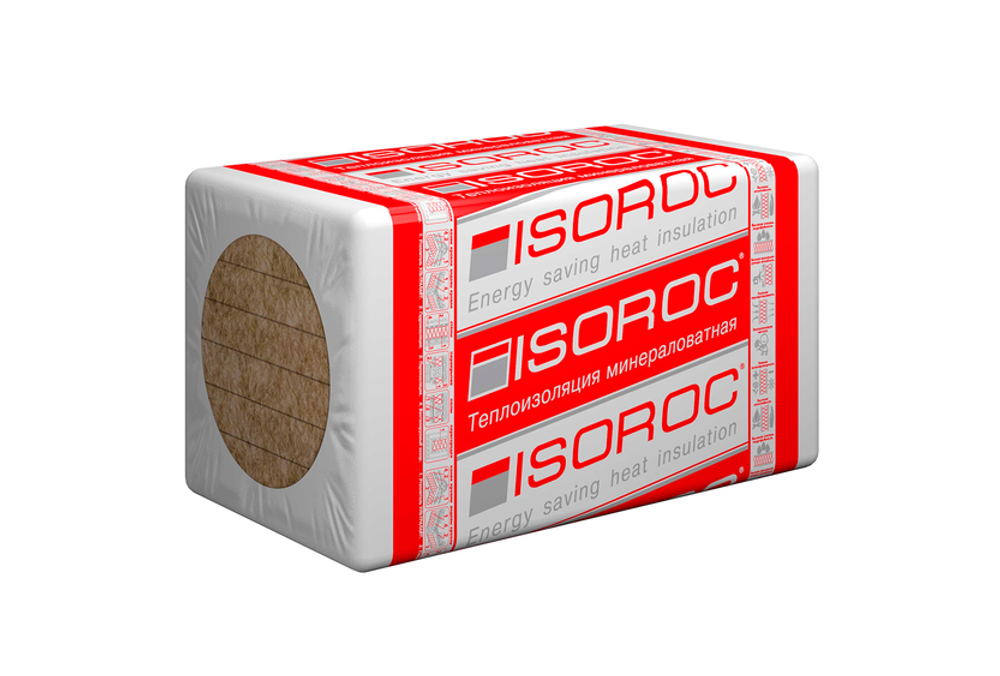 Утеплитель ISOROC Термозащита 600 (Изовер) 2000мм×1000мм×50мм 1шт, 2м2