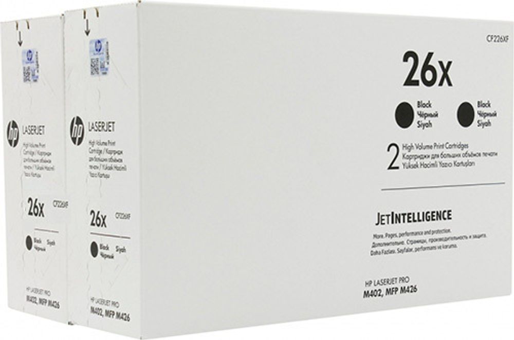 Картридж HP 26X (CF226XD) для LaserJet M402/M426 (18K)