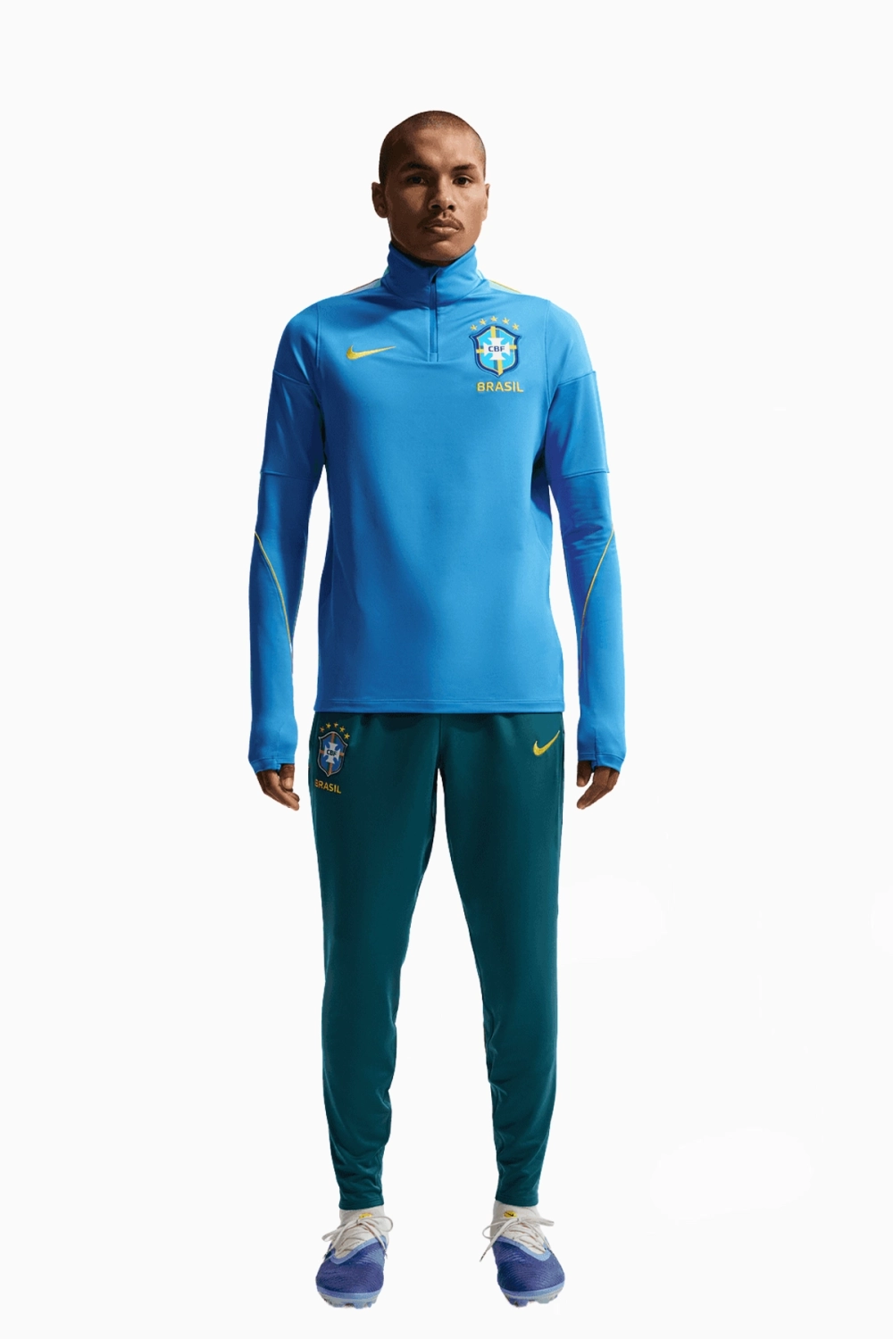 Кофта Nike Brazil 2026 Academy Pro - синий