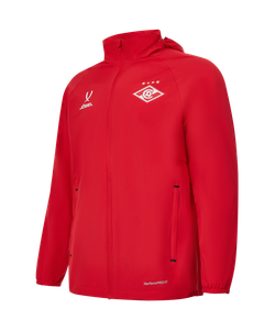 Куртка ветрозащитная Jögel PREMIER PerFormPROOF Spartak FZ Rain Jacket-K, красный