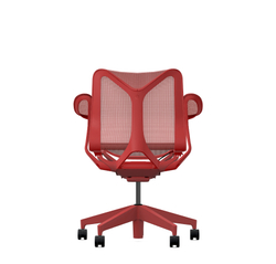 Кресло Herman Miller Cosm, низкая спинка, цвет Canyon, подлокотники «лепестки» (Leaf)