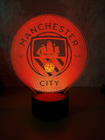 3D Светильник "Manchester City FC" (Манчестер Сити)
