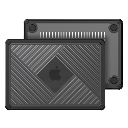 Двухкомпонентный защитный чехол тонированный для ноутбука MacBook Air 13.3 (2018-2020) от Dux Ducis, серии LCGH Series Protective Case