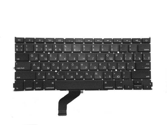 Клавиатура для MacBook Pro 13″ A1425 Late 2012 - Early 2013 (Прямой Enter, USA-RUS)