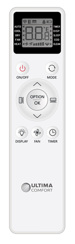Сплит-система кондиционер настенный Ultima Comfort Eclipse ECS-I24PN на 68 м²