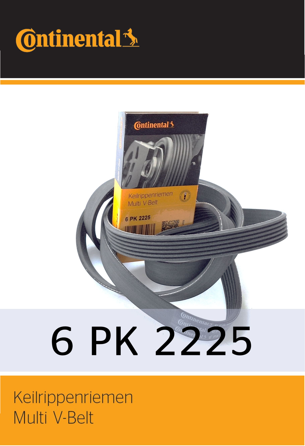 Ремень поликлиновый Continental 6PK2225