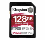 Kingston 128Gb Canvas React Plus SDXC UHS-II U3 V60 (280/100 Mb/s)