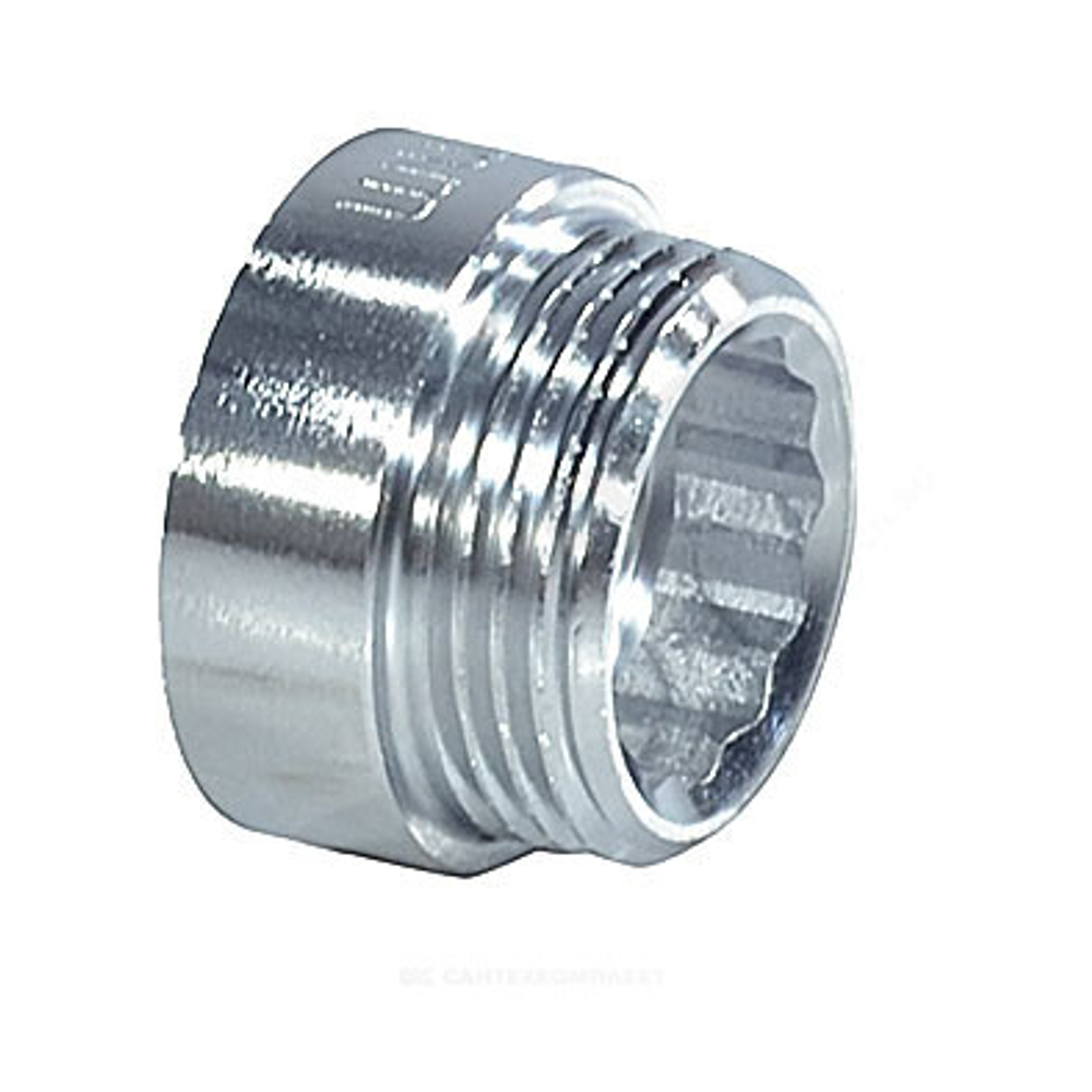 Удлинитель латунь хром Ду 15 (1/2") L=40мм ВР/НР SantechSystems