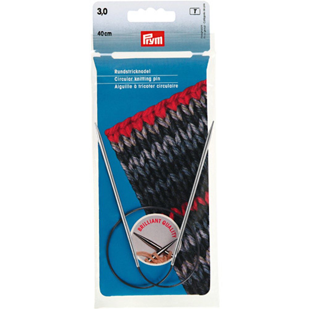 Спицы круговые Prym ⌀2,5 мм, 100 см, S090337 Спицы круговые Prym ⌀2,5 мм, 100 см, S090337