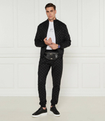 Кожаные кроссовки kapri Karl Lagerfeld - черный(KL52575N)
