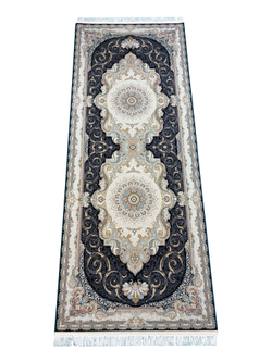 Ковер Mashad 1500 G144 D.Blue Прямоугольник