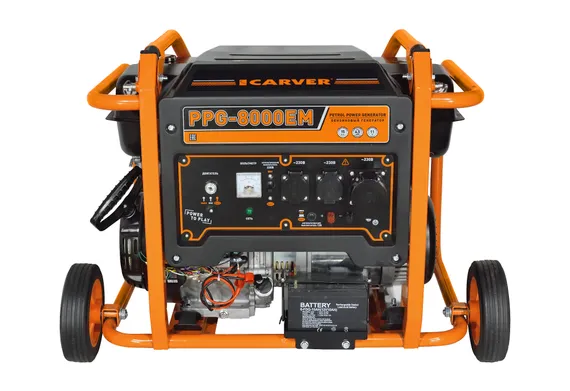 Бензиновый генератор CARVER PPG-8000EM