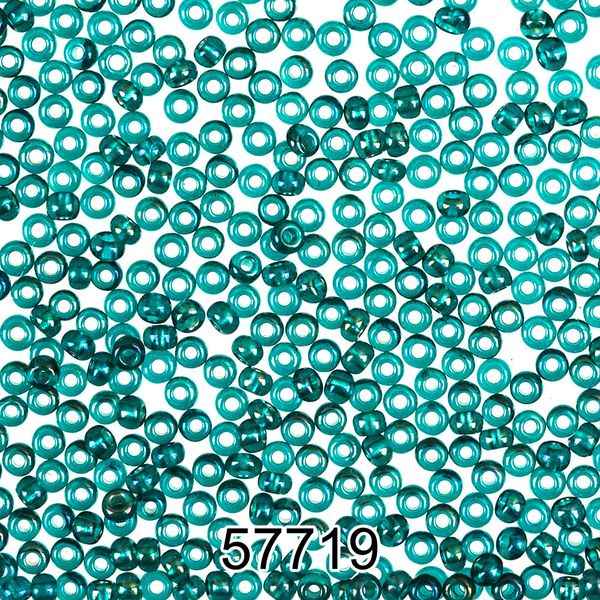 Бисер Preciosa 10/0 (2.3 мм), 500 г, 57719 (Ф583) изумрудный