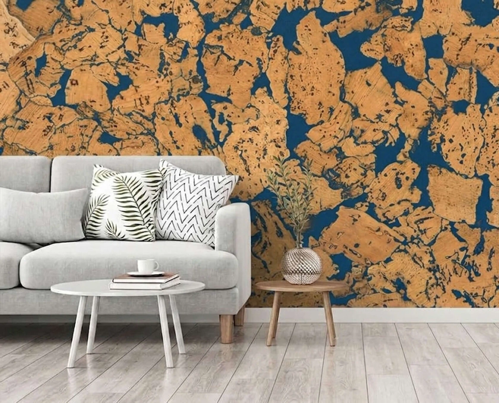 Пробковая настенная плитка Viva Cork Decodalle Country Blue