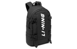 Li Ning Sports Life Collection Polyester Sports Backpack Unisex Black
