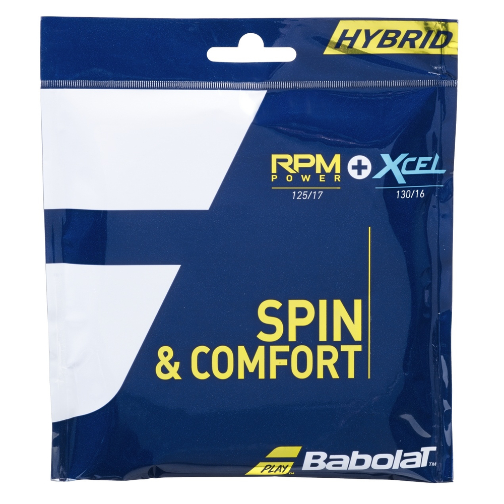 Струны для тенниса BABOLAT RPM POWER125 и XCEL 130 Сеты (1 натяжка) 12.2 м
