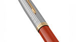 Перьевая ручка Parker 51 Premium Red GT, перо:M/F чернила:Black,Blue, в подарочной упаковке.