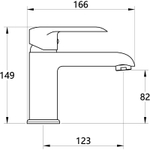 Смеситель для умывальника Heavy Metal MDV35620wt