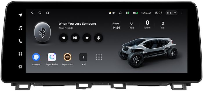 Магнитола для Mazda CX-4 2016-2024 - Teyes LUX ONE монитор 12.3" 2K QLED на Android 10, Быстрая, CarPlay, 4G SIM-слот
