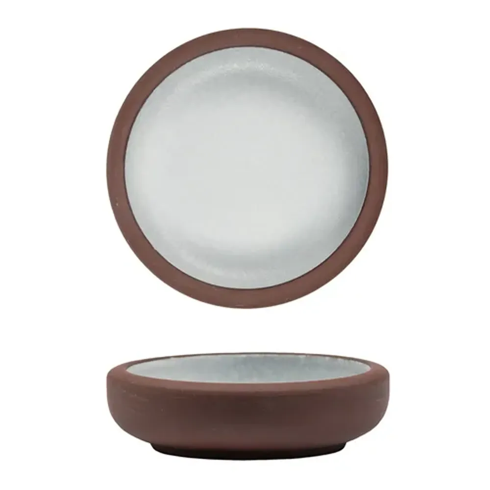 Салатник 300 мл d 14,3 cм h4,2 cм емкость для закусок White Matt New Brown Taiga P.L. [6]