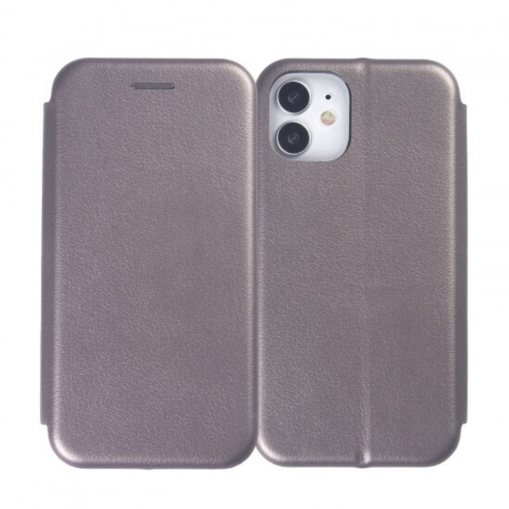 Чехол-книжка для iPhone 12, 009805 Серый