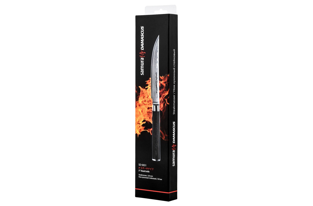 Нож кухонный для стейка 12см Samura Damascus SD-0031/16