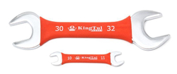 Ключ рожковый 8х9мм в прорезиненной оплетке KingTul kraft KT-100809k(320809)