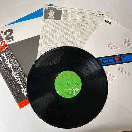 Винтажная виниловая пластинка LP Mike Oldfield QE2 (Japan 1981) (Obi) Wonderful Land