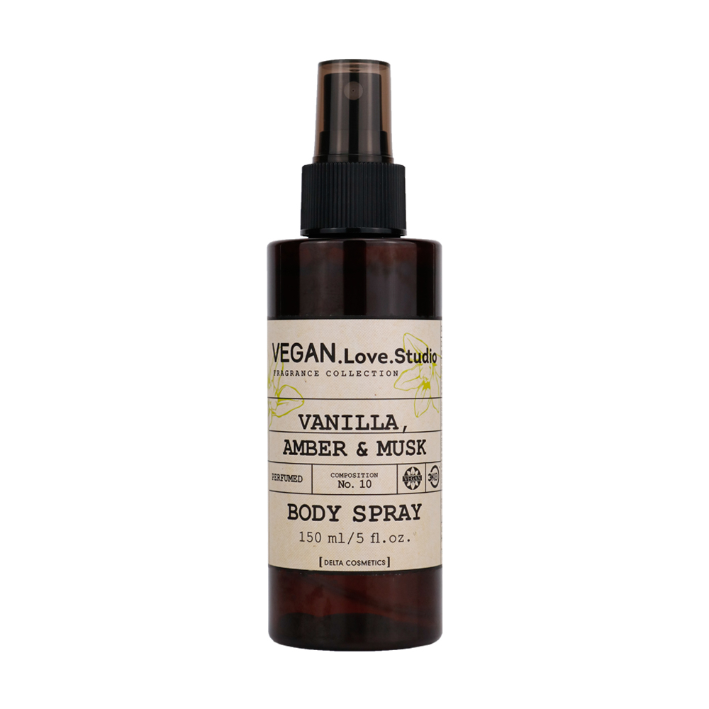 Парфюмированный спрей для телаVEGAN.Love.Studio «Vanilla, Amber, Musk» 150 мл