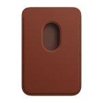 Кожаный чехол-бумажник с поддержкой MagSafe Apple Leather Wallet, Umber