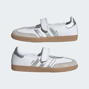 ADIDAS Кроссовки Samba Jane, белый/серебряный
