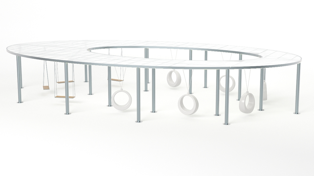 Навес с качелями Ring SK00164