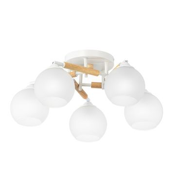 Люстра поворотная 5*Е27 CL133150 белый Tika Citilux