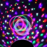 Диско-шар светодиодный «Каледоскоп», LED (красный, зеленый, синий), USB+mp3+пульт (220V)