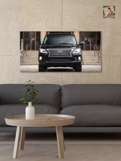 Картина на стену "Lexus LX", 80х40 см