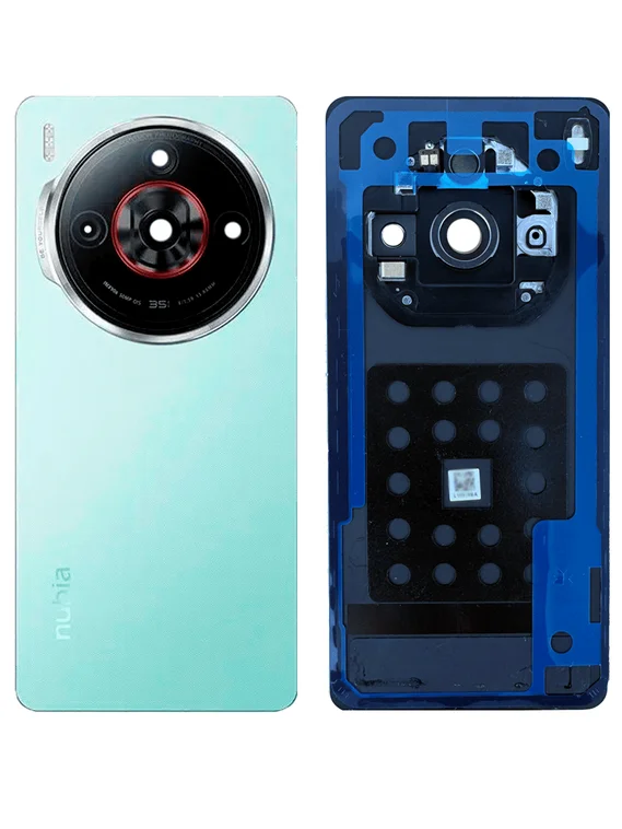 Задняя крышка для ZTE Nubia Z60S Pro зеленая (Green) со стеклом камеры