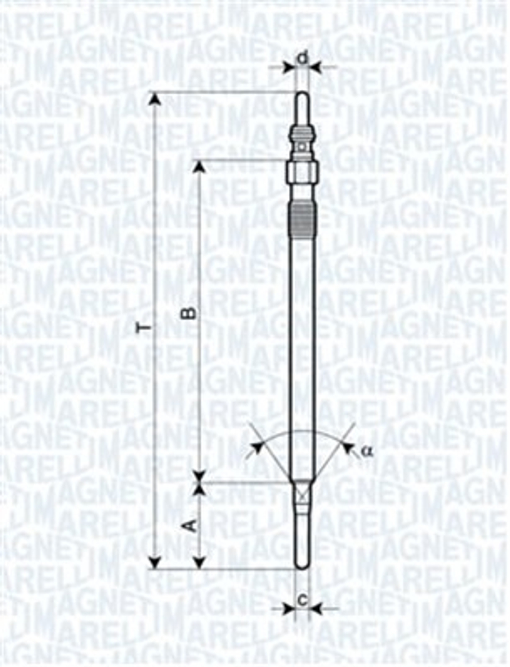 MAGNETI MARELLI - 062900062304-MAN - Glow Plug