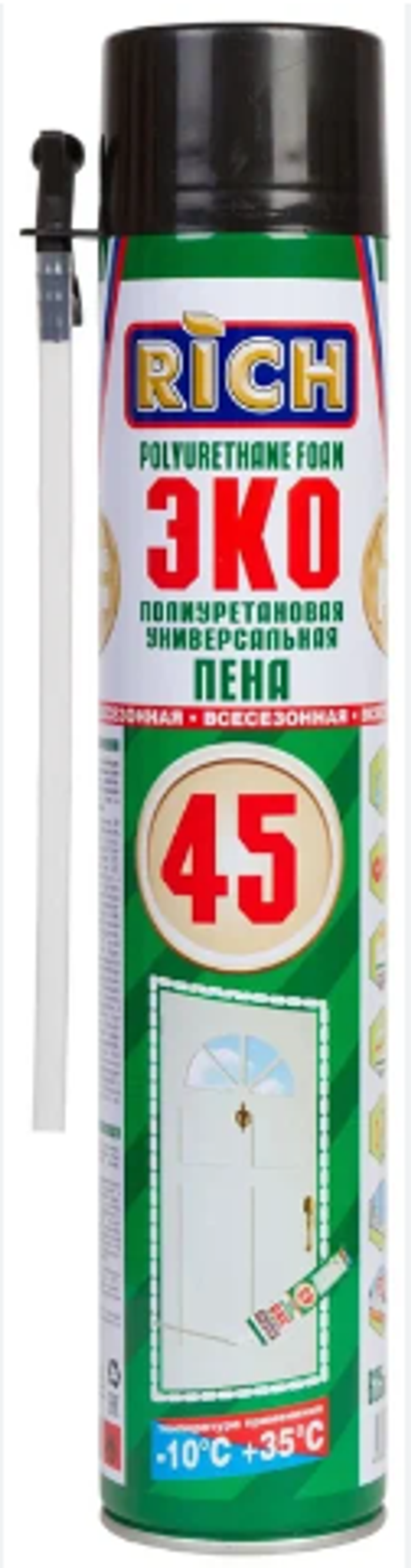 Пена монтажная "RICH" STD всесезонная 45л-700 мл. (12 шт)